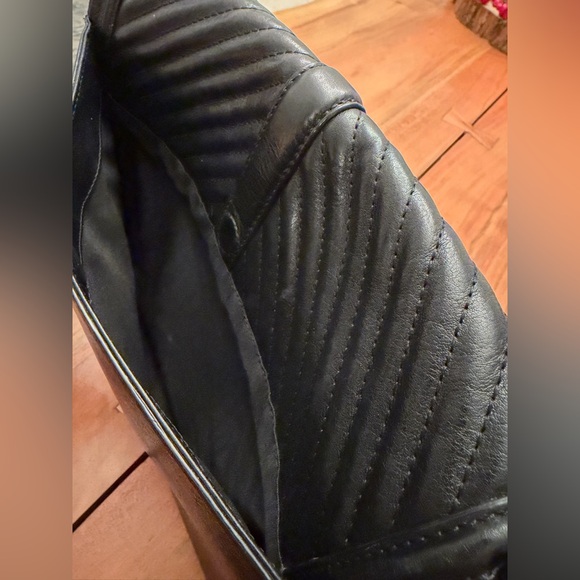 Rebecca Minkoff Chevron Quilted Jumbo Love Crossbody – Black “NWT - minor wear” - Picture 9 of 15